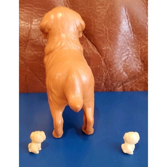 Barbie 5 Inch Pregnant Brown Labrador Dog 2 Puppies Newborn Playset Replacements - Picture 3 of 11